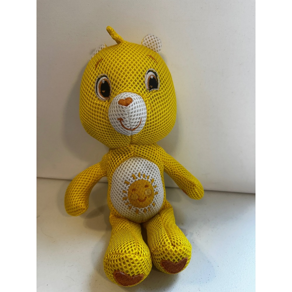 Care Bears Splish Splashers Funshine Bear Yellow Mesh Bath Toy Animal Adventure